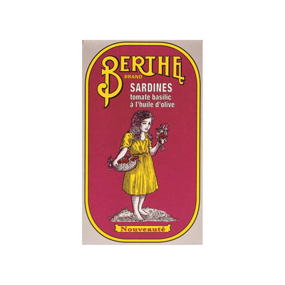 Berthe Sardines with Basil in Olive Oil