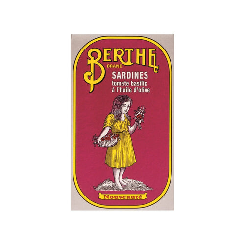 Berthe Sardines with Basil in Olive Oil